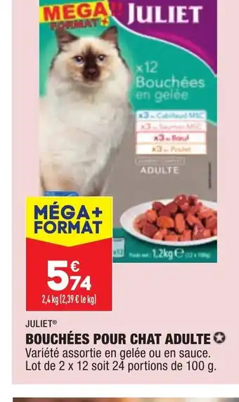 ALDI Bouchées Pour Chat Adulte offre
