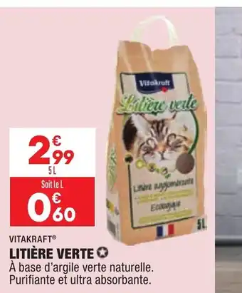 ALDI Litière Verte offre