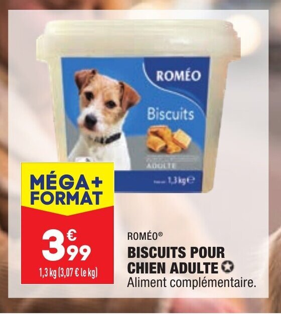 Promo Biscuits Pour Chien Adulte chez ALDI