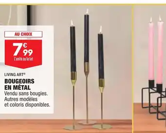 Bougeoirs en Métal