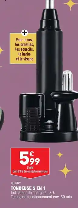 ALDI Tondeuse 5 en 1 offre