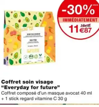 Monoprix Coffret Soin Visage Everyday For Future offre