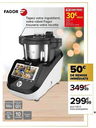 Carrefour Fagor offre