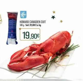 Match Homard canadien cuit offre
