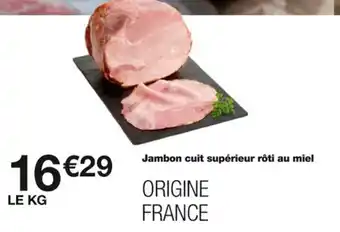Monoprix Jambon Cuit Supérieur Rôti au Miel offre