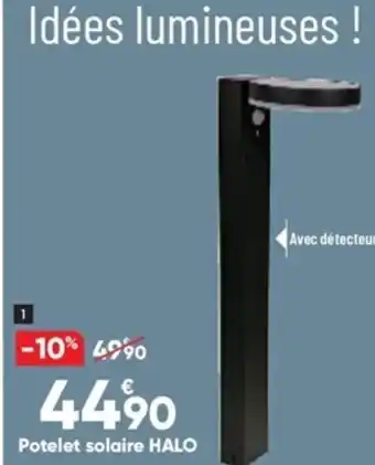 Bricorama Potelet solaire halo offre