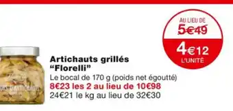 Artichauts Grillés Florelli