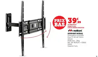 Super U Support Mural offre