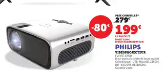 Super U Philips Vidéoprojecteur offre