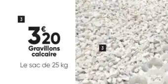 Bricorama Gravillons calcaire offre