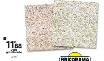 Bricorama Dalle gravillonnée offre