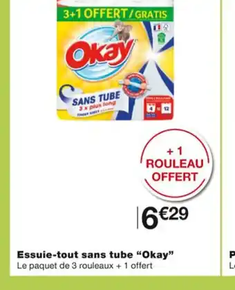 Monoprix Essuie-Tout Sans Tube Okay offre