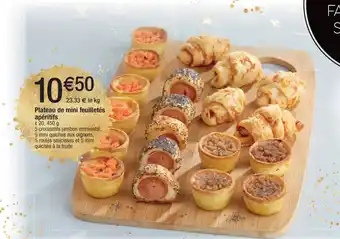 Cora x Carrefour Plateau de Mini Feuilletés apéritifs offre