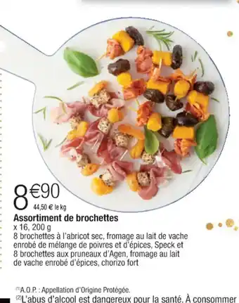 Assortiment de Brochettes