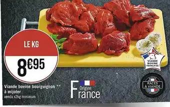 Casino Supermarchés Viande bovine bourguignon**à mijoter offre
