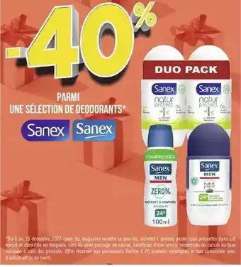 Géant Casino Déodorant sanex offre