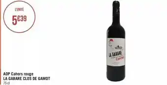 Géant Casino Aop cahors rouge la gabare clos de gamot offre