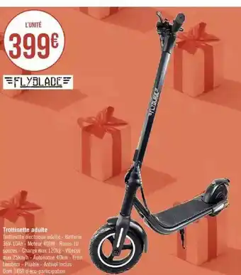 Géant Casino Trottinette adulte flyblade offre