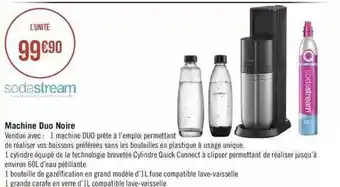 Géant Casino Machine duo noire sodastream offre
