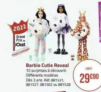 Barbie cutie reveal