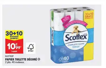 ALDI Papier toilette décoré scottex offre