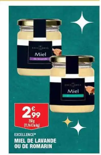 ALDI Miel de lavande ou de romarin excellence offre
