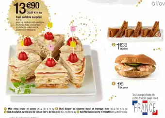 Cora x Carrefour Pain suédois surprise offre