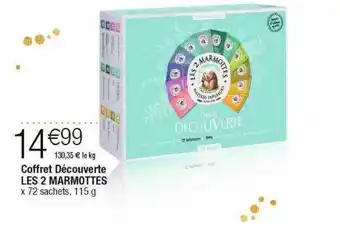 Cora x Carrefour Coffret découverte les 2 marmottes offre