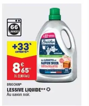 ALDI Lessive liquide briochin offre