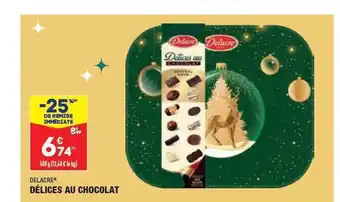 ALDI Délices au chocolat delacre offre
