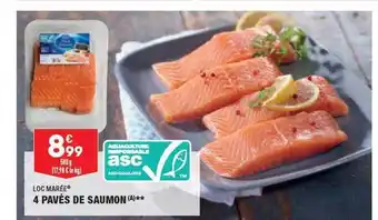 ALDI 4 pavés de saumon loc marée offre