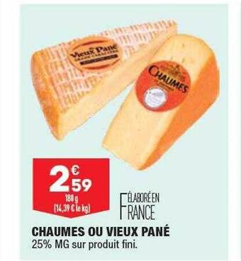 ALDI Chaumes ou vieux pané offre