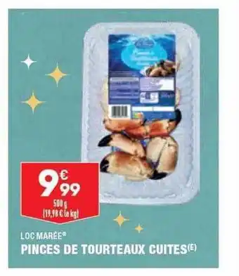 ALDI Pinces de tourteaux cuites loc marée offre