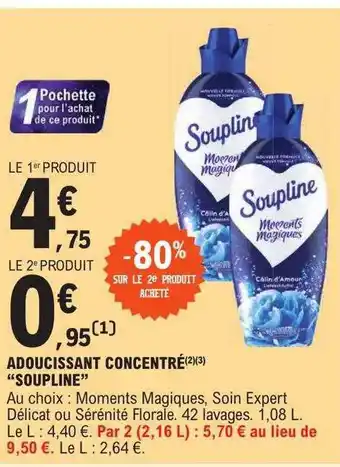 E.Leclerc Adoucissant concentré offre