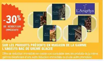 E.Leclerc La gamme l'angelys bac de greme glacée offre