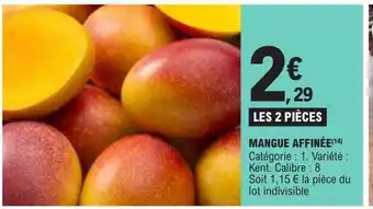 E.Leclerc Mangue affinée offre