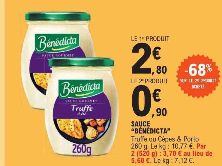 Promo Sauce chez E.Leclerc