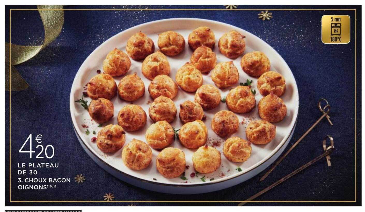 Promo Choux bacon oignons chez E.Leclerc