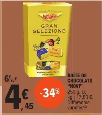 E.Leclerc Boîte de chocolats offre