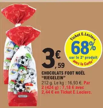 E.Leclerc Chocolats food noël offre