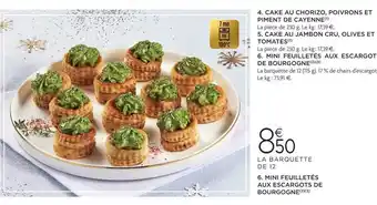 E.Leclerc Mini feuilletés aux escargots de bourgogne offre