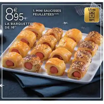 E.Leclerc Mini saucisses feuilletées offre