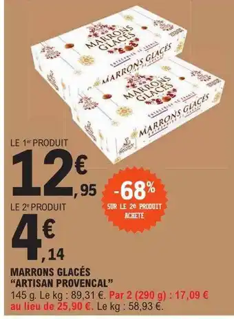 E.Leclerc Marrons glacés offre
