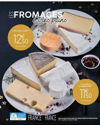 E.Leclerc Plateau aop, plateau 5 fromages offre