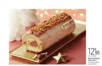 E.Leclerc Bûche roulé praliné offre
