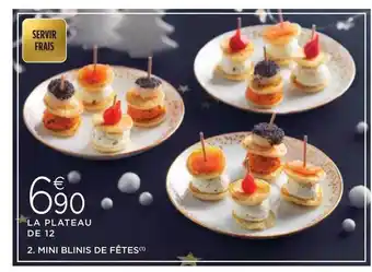 E.Leclerc Mini blinis de fêtes offre