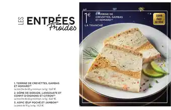E.Leclerc Terrine de crevettes, gambas et homard offre