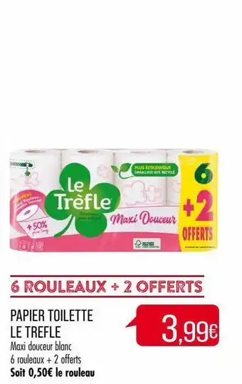 Match Papier toilette le trèfle offre