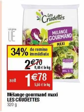 Migros Légumes les crudettes offre