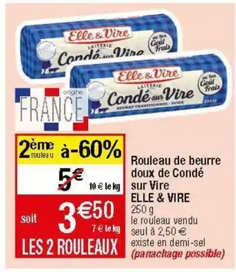 Migros Beurre elle & vire offre